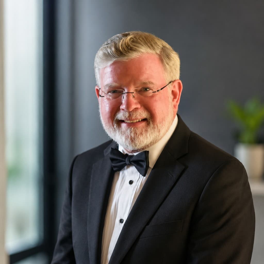 Henry L. "Hank" Andrews, Jr. — executive portrait in formal attire